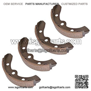 Set of 4 Golf Cart 1011463 Brake Shoes Replacement for Club Car DS G E 1981-1994