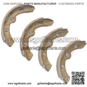 Golf Cart Brake Shoes for Club Car Precedent and DS 1995-up,Golf Cart Replacement Brake Shoes OEM 1018232-01 (2 Short Points and 2 Long Points)
