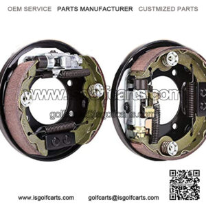 2 PCS Golf Cart Brake Assembly with Brake Shoes Kit for TXT PDS & Yamaha G9 G14 G16 G19 G20 G21 G22, 1 Pair Passenger & Driver Side 70998-G02 70998-G01 JN6-F5331-01-00