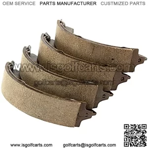 Juego de zapatas de fde repuesto para carrito de golf, color amarillo