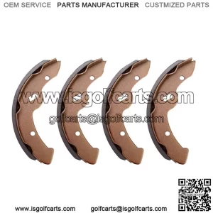 4Pcs Golf Cart Brake Shoes for EZGO TXT Yamaha Golf Cart OEM 70795-G01