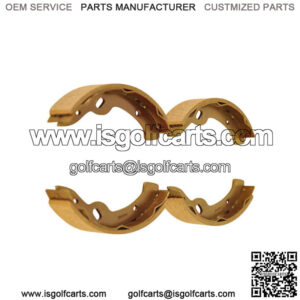 4PCS EZGO Brake Shoes 4266, For EZGO G&E 1997-up & electric TXT 1996 Golf Carts