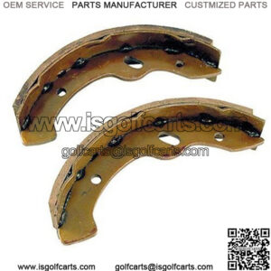 EZGO / Yamaha Golf Cart Brake Shoes - Set of 2 (Fits EZGO Gas 97-09/Elec 96-09.5, Workhorse 1996+, Yamaha G2-G22)