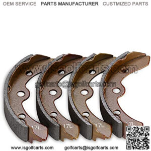 Golf Cart Brake Shoes Kit for Club Car DS & Carryall 1981-1994 OEM 101146302 101880701, EZGO XI-Serial 1983-1986, Yamaha G1 1978-1980, etc