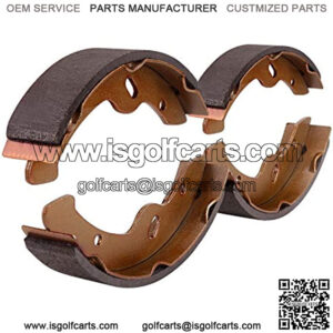 Golf Cart 4Pcs Brake Shoes Fits for E-Z-GO G&E 1997-Up, Electric 1996 TXT and RXV Gas 2008-Up; Fit for Yamaha G14,G16 & G19 G&E 1993-up 27943G01 70794G01