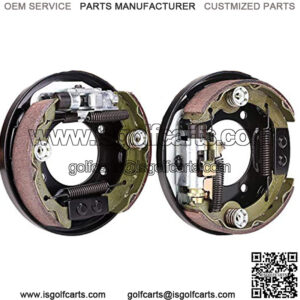 Brake Assembly for EZGO TXT PDS, Yamaha G14 G16 G19 G20 G21 G22 Golf Cart, Driver Side and Passenger Side, Includes Brake Shoes, OEM# 70998-G01 70998-G02