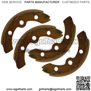 4PK Gas Electric Golf Cart Brake Shoes for Club Car 1995&Up DS Precedent Brakes