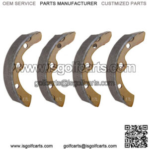 Golf Cart Brake Shoes for 81-94 Club Car DS 101146302 Yamaha G1 EZGO 1983-1986