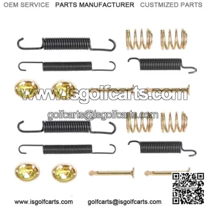 Golf Cart Bendix Drum Brake Shoes Spring Hardware Kit for EZGO 1991-up & Yamaha