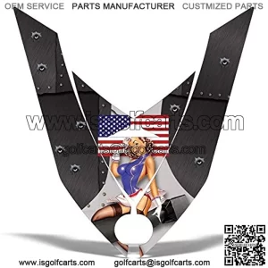 AMR Racing Snowmobile Graphics kit Sticker Decal Compatible with Rev XP 2008-2012 Hood - T-Bomber Black