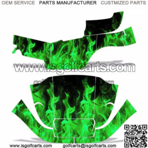 Club Car Graphic Kit Golf Cart Decal Sticker Wrap Parts Precident i2 08-13 GFLME