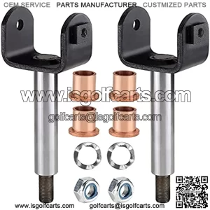 Complete Front End King Pin Joints Repair Kit for Club Car Precedent 2004-up Gas/Electric Golf Cart