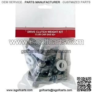 Club Car Golf Cart Drive Clutch Weight Kit (Gas 1992+)