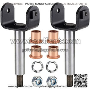 Complete Front End King Pin Joints Repair Kit for Club Car Precedent 2004-up Gas/Electric Golf Cart, OEM# 102287201 103638601 103638801