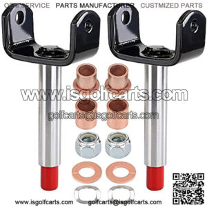 Golf Cart Front End King Pin Repair Kit for Club Car DS 1981-Up,OEM# 1016386 1010150 1016389 8067 7048??2 Pack??