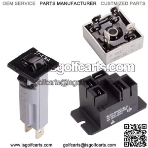 Golf Cart Battery Charger Repair Kit for Club Car 48V Powerdrive 1 & 2 Charger