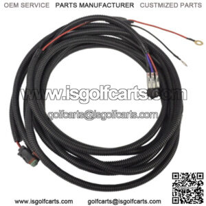 Single LED Light Bar Wiring Harness for Golf Cart