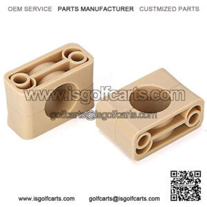 4PCS Golf Cart Brake Block Mounting Set for Club Car DS & Carryall 1981-up Gas and Electric# 1011402