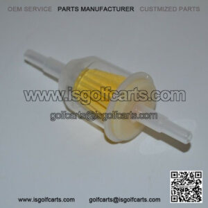 Golf Cart 1/4" In Line Fuel Filter EZGO Club Car Yamaha