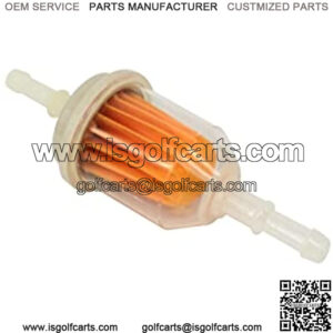 VW 131-261-275 1/4" To 5/16?? Inline Fuel Filter 30 Micron (1 PACK) For Golf Cart, JOHN DEERE AM116304