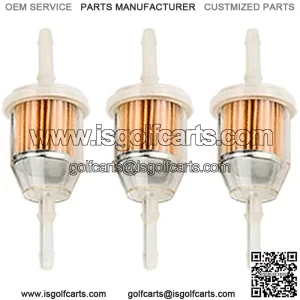 3 Fuel Filter for 25 050 22-s 08-s 03-s for JD Am116304 Gy20709 21541500 21410800 Replace for JD Toro/Wheel Horse 71-5960 Kohler