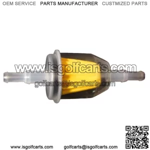 1- Fuel Filter Inline 1/4" Fittings, Fits Briggs MTD Tecumseh Kohler Fits Honda
