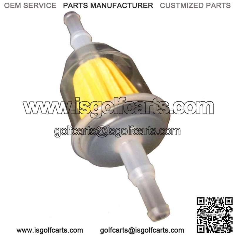 24 Fuel Filter:Club Car,Craftsman,Fits Cub Cadet,Fits Exmark,E-Z-GO,Fits John De