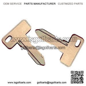 Club Car Ds/Precedent (1982+) Gas/Electric Golf Cart Replacement Ignition Key(2)