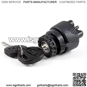 GOLF CARTS UNIVERSE Golf Cart Ignition Key Switch Off/ON/ON Club Car EZ-GO Yamaha
