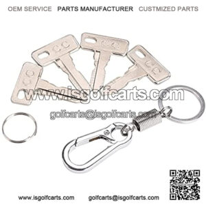 4 Pack Golf Cart Keys for Club Car 1982-up, Club Car Precedent 2004-up,OEM: 1012505
