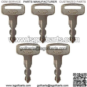 Ignition Keys 1922 for Yamaha G22 G29 G14 G16 G19 Gas Electric Golf Cart (5 Pcs)