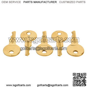 EZGO KEY FOR ALL STOCK EZGO GOLF CARTS (SET OF 5)