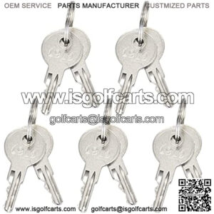 Universal Golf Cart Ignition Keys 17063G1 17063-G1 10 Pcs Compatible with EZGO 1982-up Gas and Electric Golf Carts Replacement Parts 17063G1 17063-G1