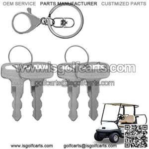 Golf Carts Keys 4 PCS Golf Cart Replacement Ignition Keys for Yamaha G14 G16 G19 G22 G29/Drive Golf Cart OEM# JU2-H2511-00 Gas/Electric