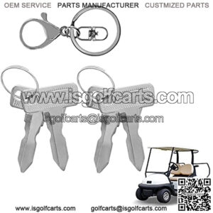 Golf Cart Key Golf Cart Replacement Ignition Keys 4PCS Fit for Club Car DS 1982-Up and Club Car Precedent 2004-Up Gas Electric OEM 17063-G01 1012505