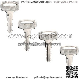 Yamaha Golf Cart Ignition Keys (4PCS) Fits on Yamaha G14,G16,G19,G22,G29/Drive Gas/Electric Golf Cart