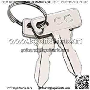Club Car Replacement Golf Cart Keys (2 Pack)