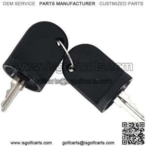 Golf Cart Ignition Key 611282 605946 606993 (2) Compatible with EZGO RXV Gas & Electric Vehicles 2008-Up, Replace 609680 605637 609692