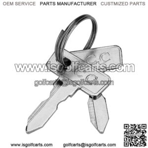 2 Golf Cart Ignition Keys for Club Car DS 82-up,Club Car Precedent 04-up 1012505