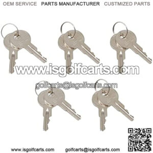 Ignition Keys (10 PCS) Fits CLUBCAR EZGO Yamaha Golf carts