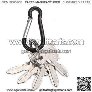 (5) Golf Cart Ignition Keys Replacment for EZGO Club Car Yamaha