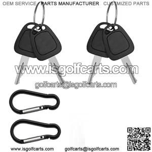 Universal EZGO Replacement Golf Cart Keys for EZGO 1982-up Electric and Gas, 2/4/6/8/10 PCS, OEM# 17063-G1 605946 611282 606993 609680 609692