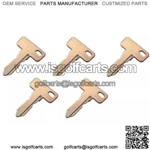 Club Car Golf Cart Key Gas & Electric DS and Precedent (Set Of 5)