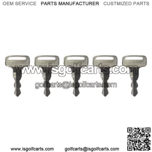 (5) YAMAHA GOLF CART KEYS G14, G16, G19, G22, G29 J17-82511-20 GAS & ELECTRIC