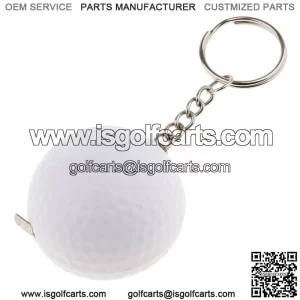 Divertido Llavero con Colgante de Pelota de Golf Blanca Llavero de Cinta de 100 Cm Llavero de Cump  Llavero colgante de la pelota de golf