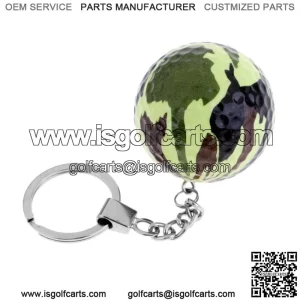 Palos de golf duraderos del tenedor de la bola Llavero deportivo Llavero Regalo de cumplea os Camo B  Llavero de la pelota de golf