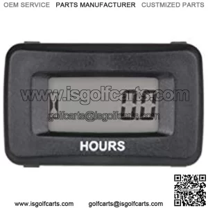 Digital LCD Hour Meter Kit,AC/DC 5V to 277V,Use For ZTR Lawn Mower Tractor Generator Golf cart Club car Scrubber Marine ATV Motor Compressor and Gas Powered Equipment