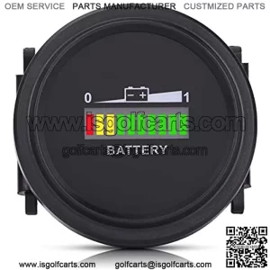 Indicador de bater??a 12V / 24V / 36V / 48V / 72V Indicador de bater??a Digital LED Medidor de medidor para Carrito de Golf Accesorio de Repuesto