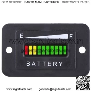 Indicador de Carga Bater??a LED Digital 12V / 24V / 36V / 48V de Indicador medidor para Golf Cart (BI  QC02581-03
