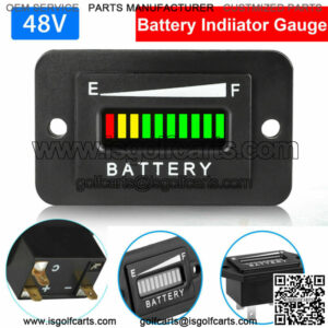 48 Volt Battery Indicator for EZGO Club Car Yamaha Golf Cart Meter Gauge ATV